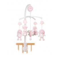 MOVIL MUSICAL ROSA SWEET WOLLY DE SARO 